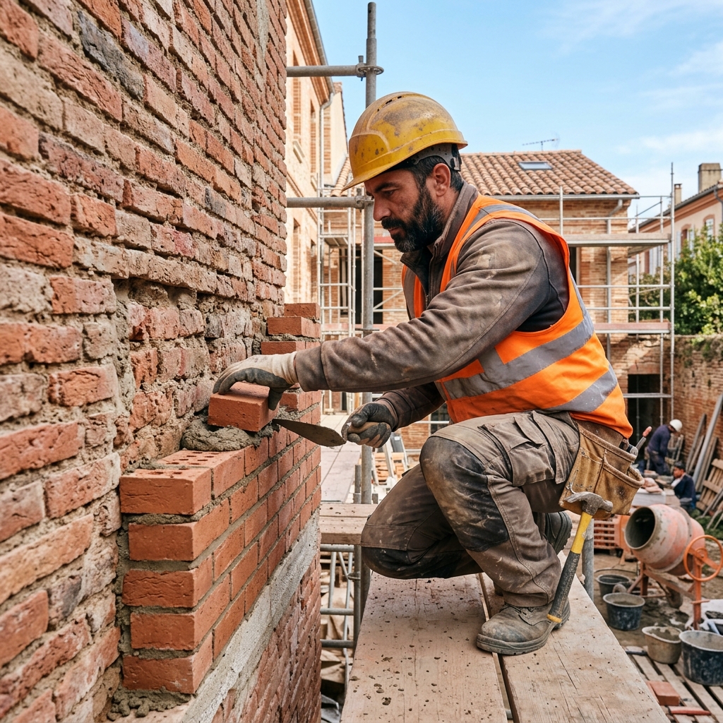 Travaux de bâtiment et maçonnerie à Toulouse